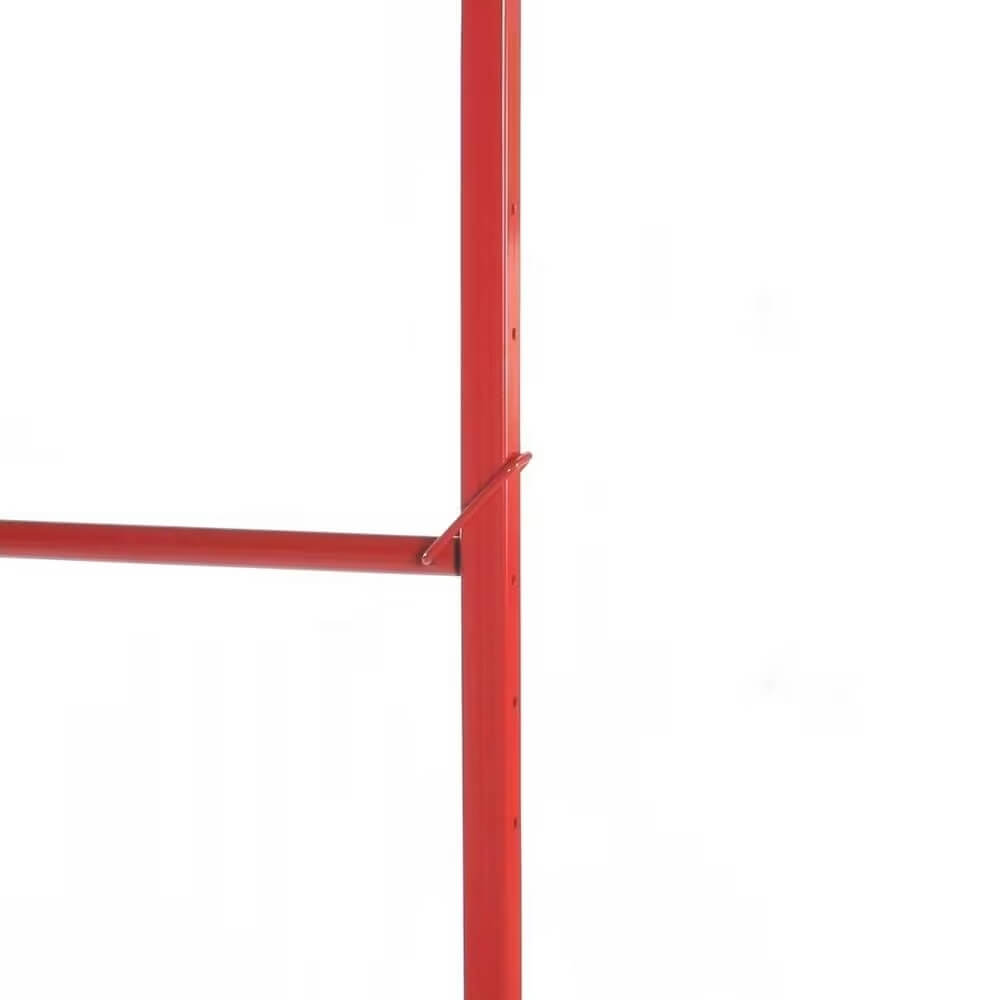 Nestable Mobile Garment Rail - Red