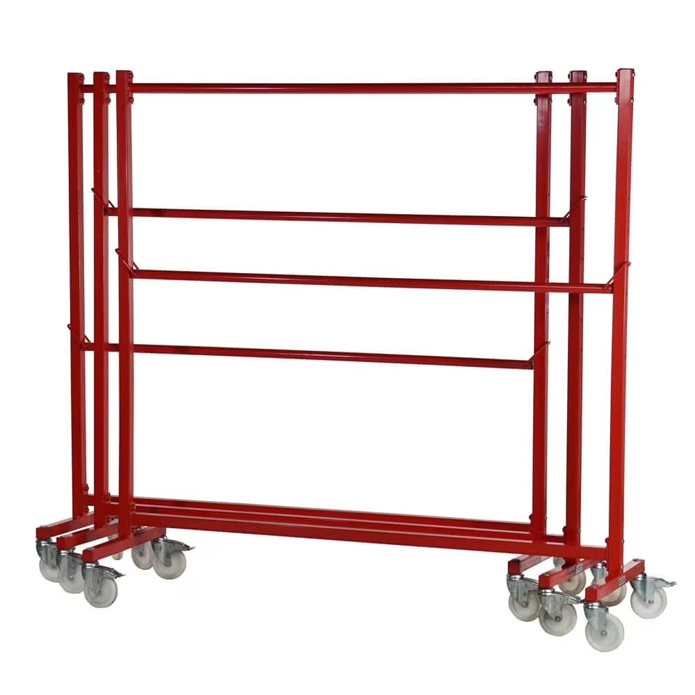 Nestable Mobile Garment Rail - Red