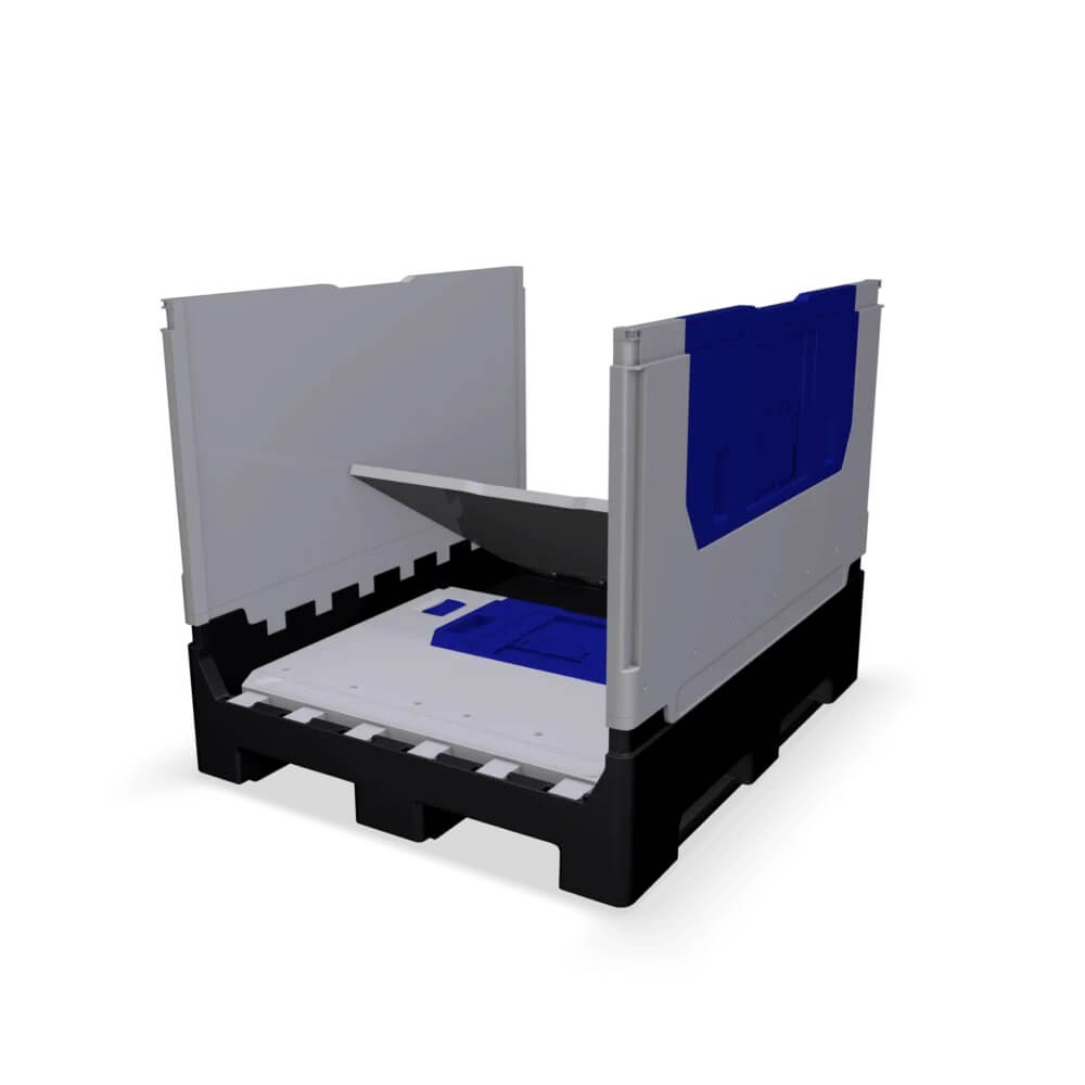 840 Litre Premium Collapsible Plastic Pallet Box