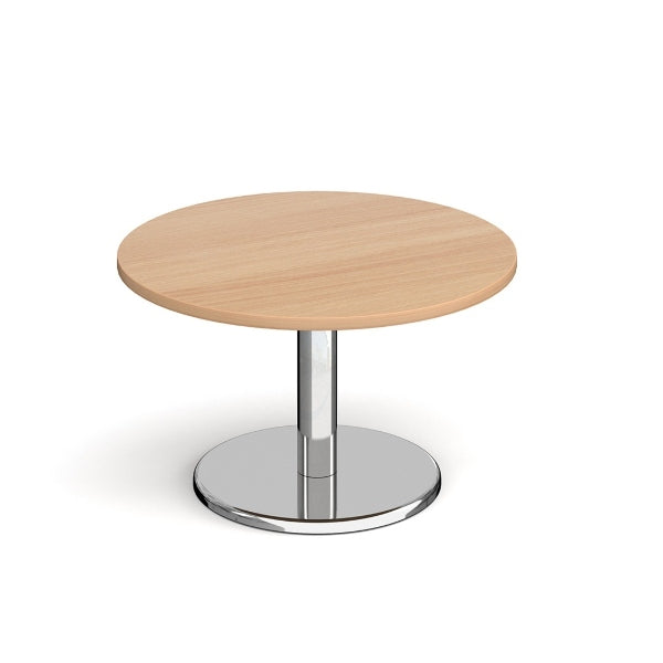 Pisa Circular Coffee Table with Chrome Base