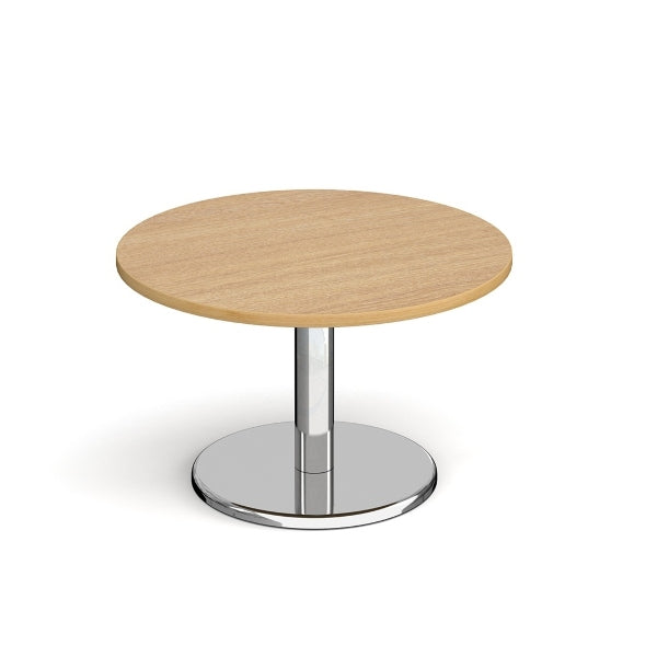 Pisa Circular Coffee Table with Chrome Base