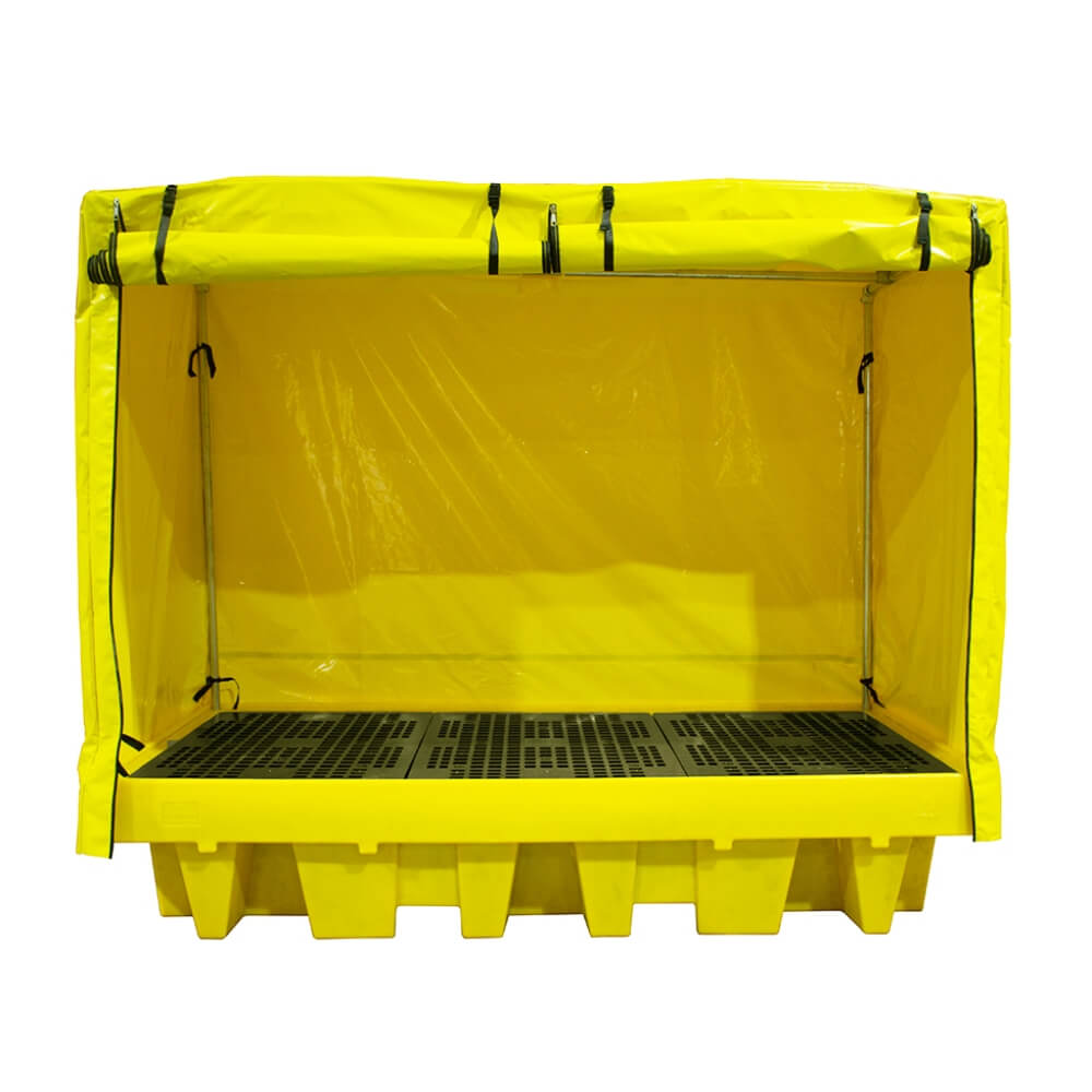 PVC Covered Spill Pallet for 2 IBC