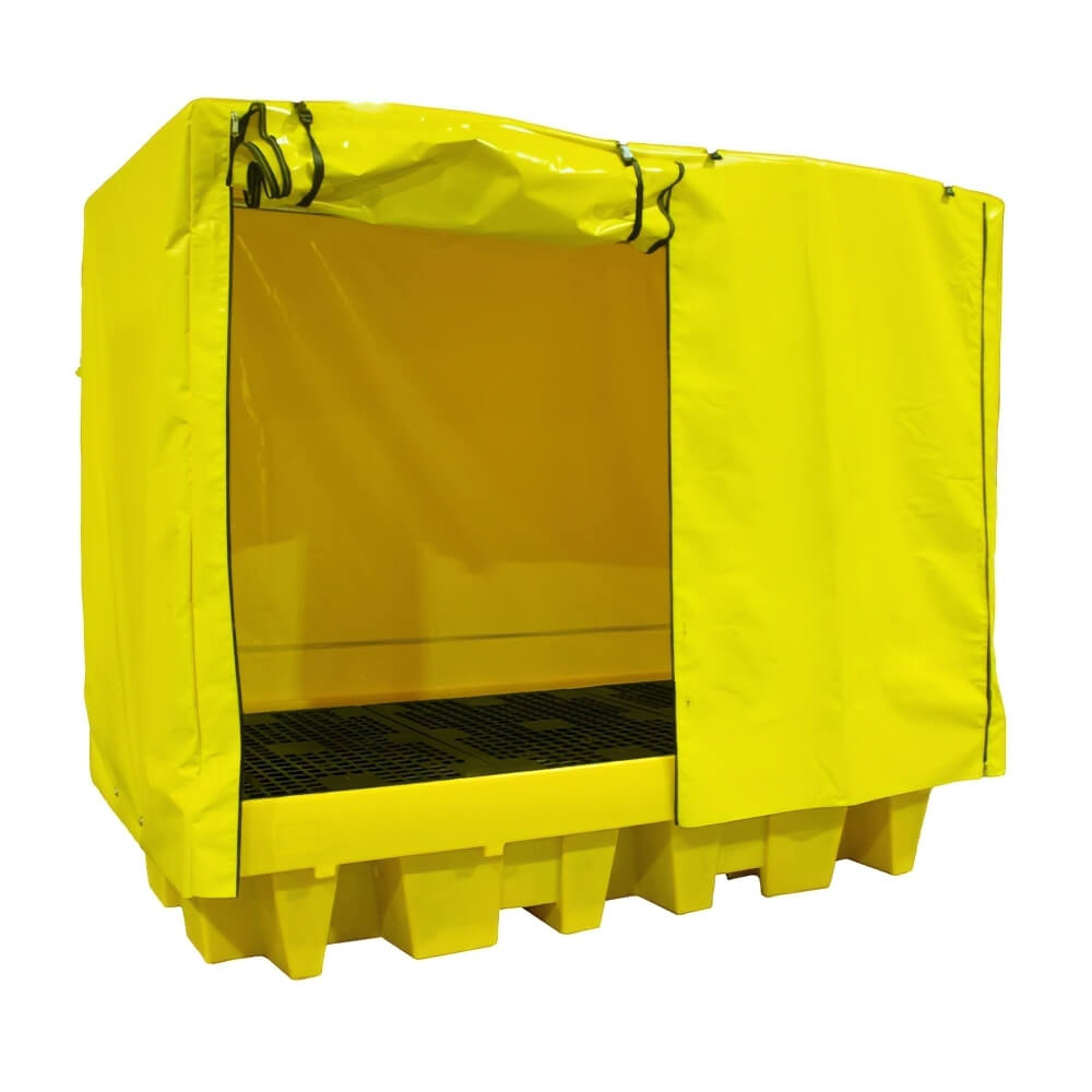 PVC Covered Spill Pallet for 8 Drums