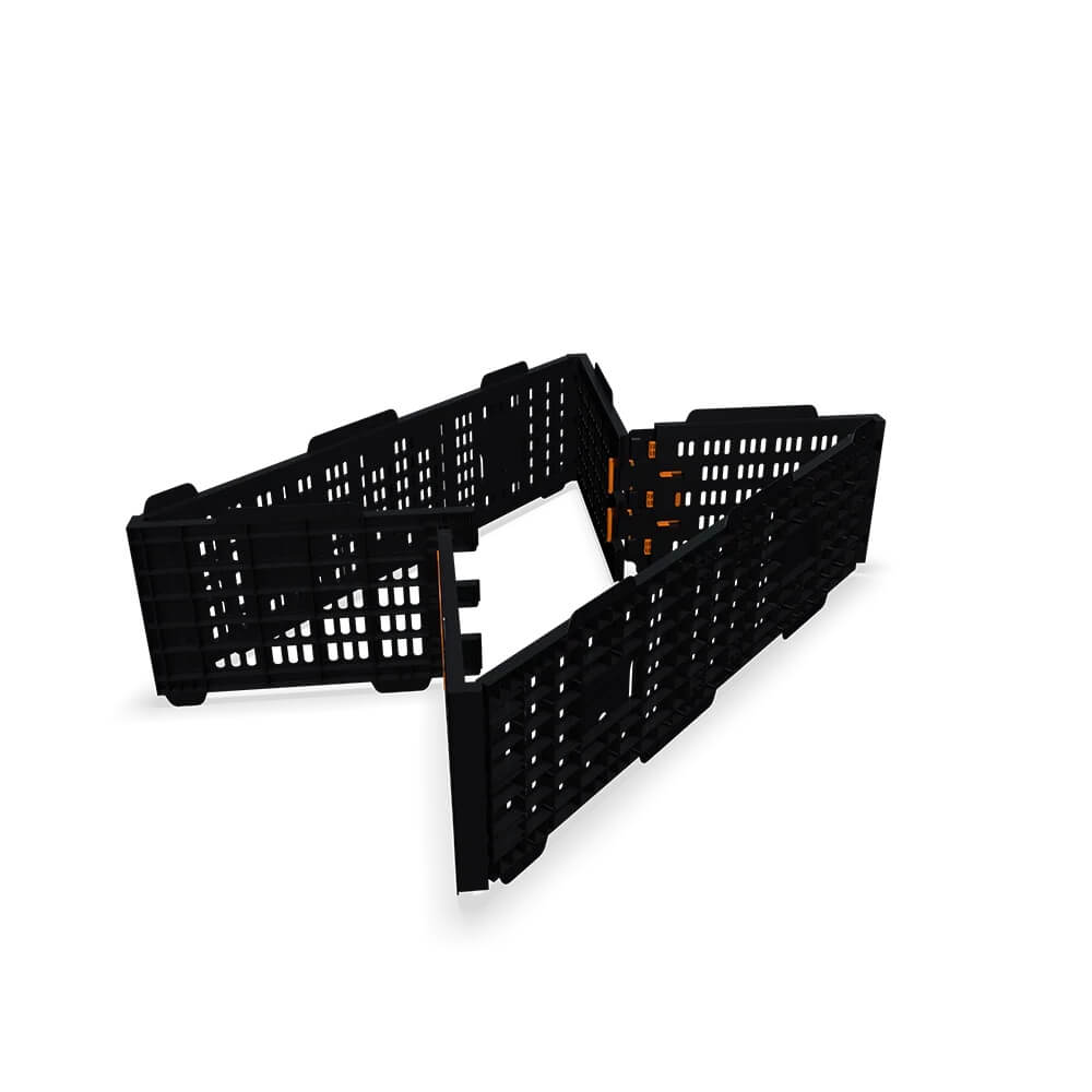 Plastic Pallet Collars - Black