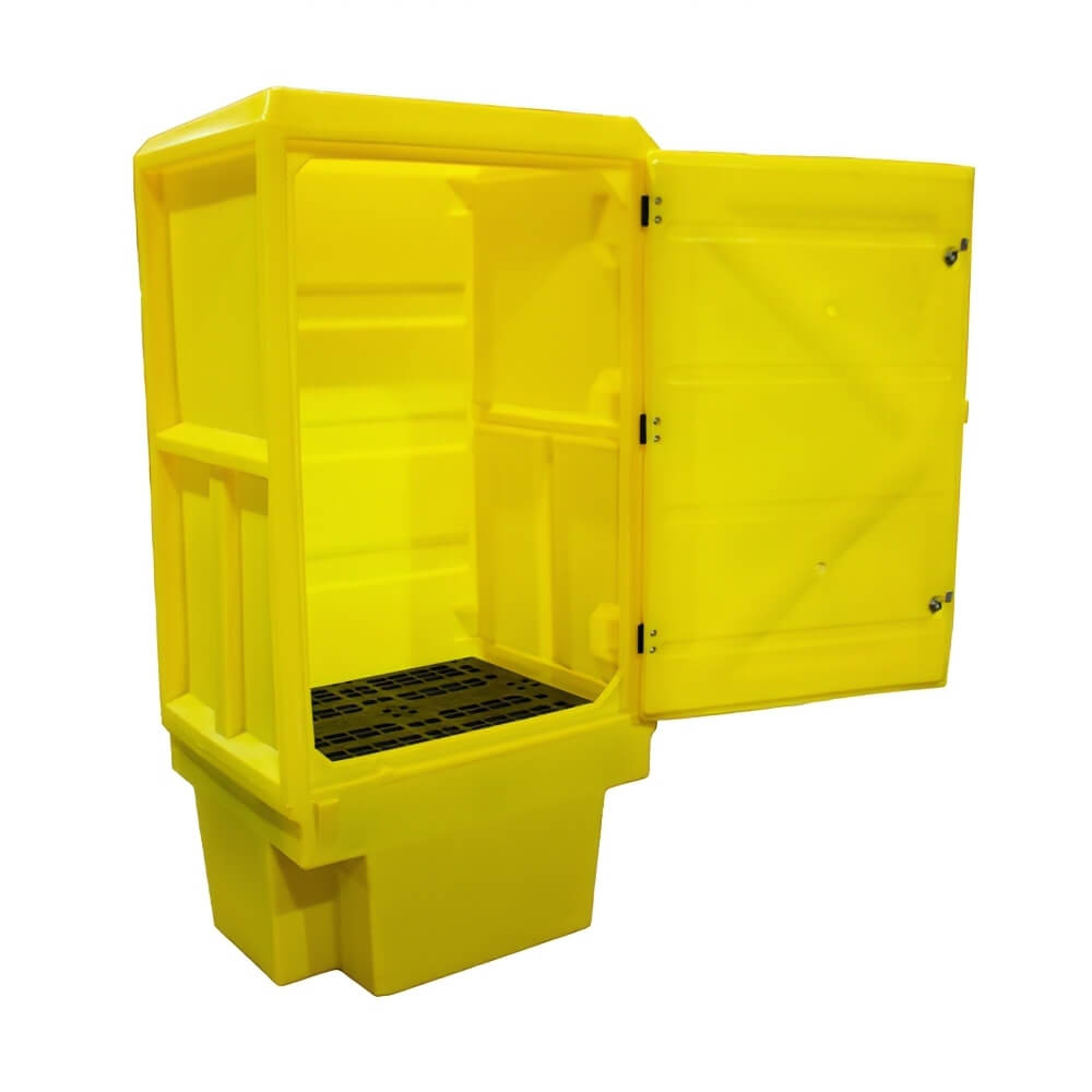 Polyethylene Drum Storage Cabinet 225 Litre Sump Capacity