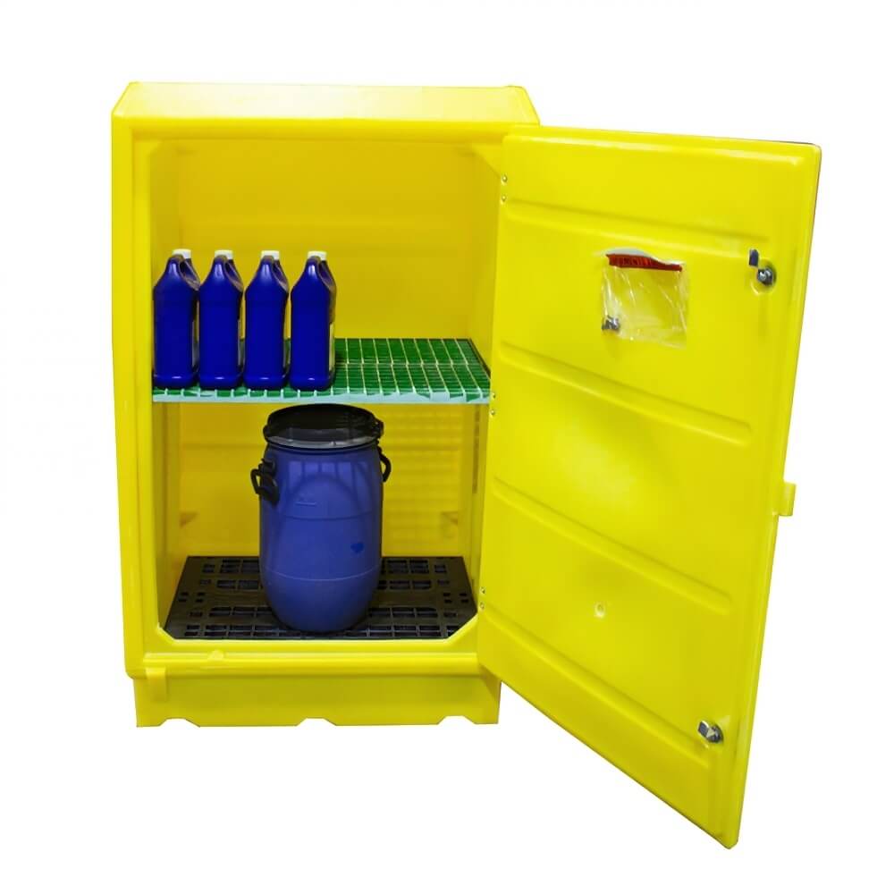 Polyethylene Storage Cabinet 100 Litre Sump Capacity