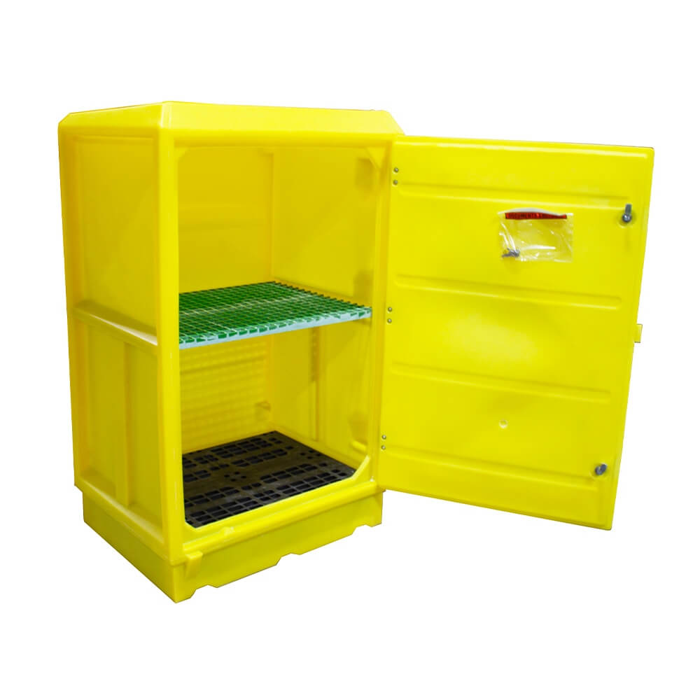 Polyethylene Storage Cabinet 100 Litre Sump Capacity
