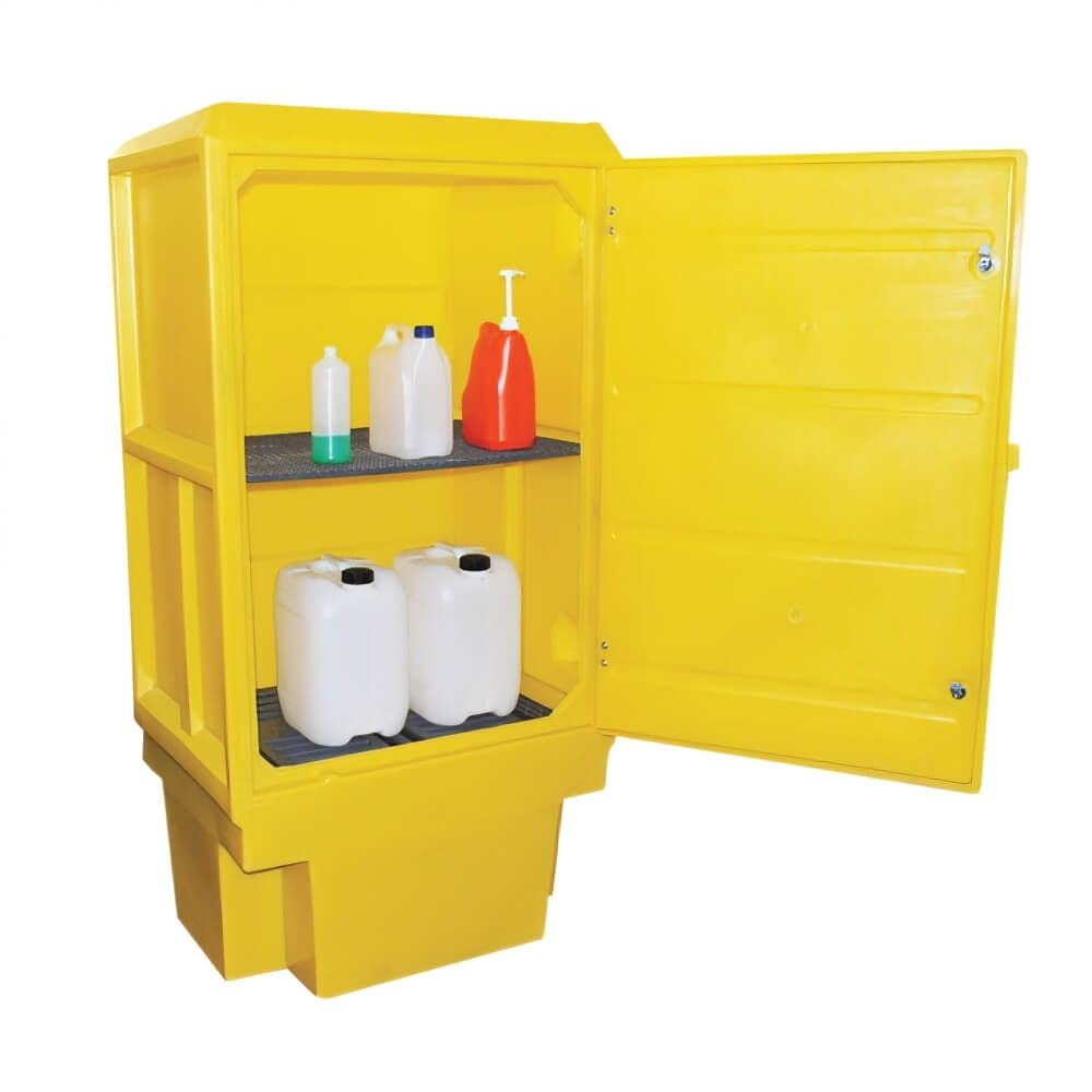 Polyethylene Storage Cabinet 225 Litre Sump Capacity