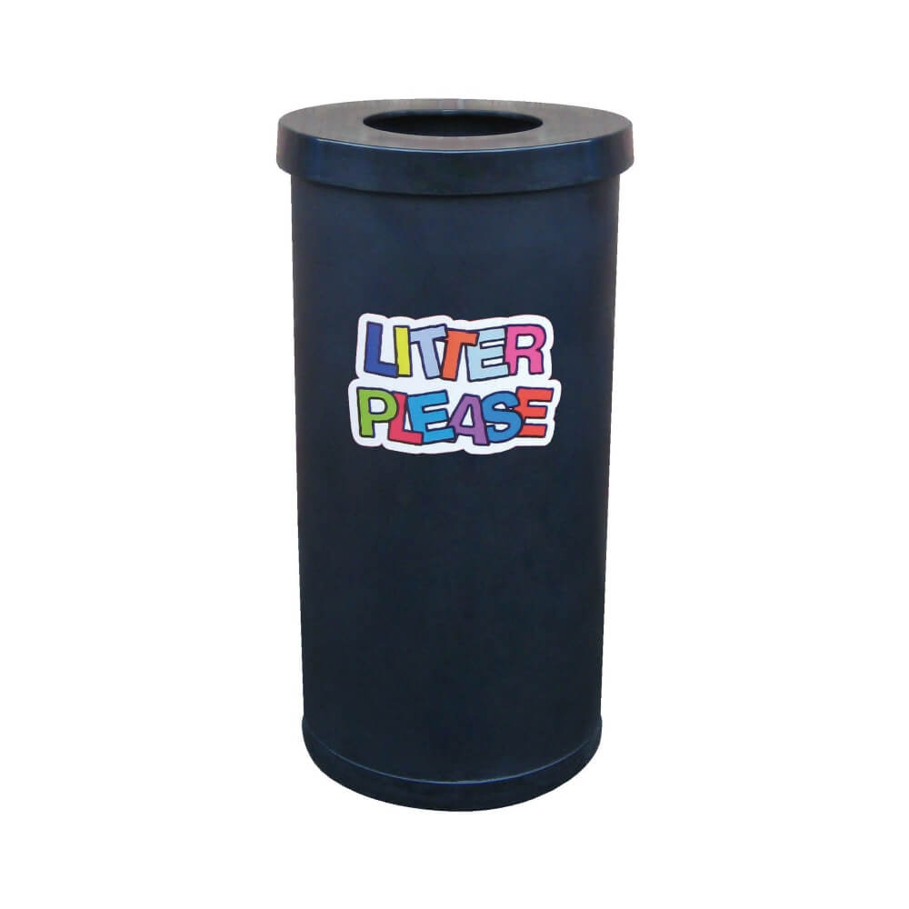 Popular Litter Bin with Litter Please Graphics