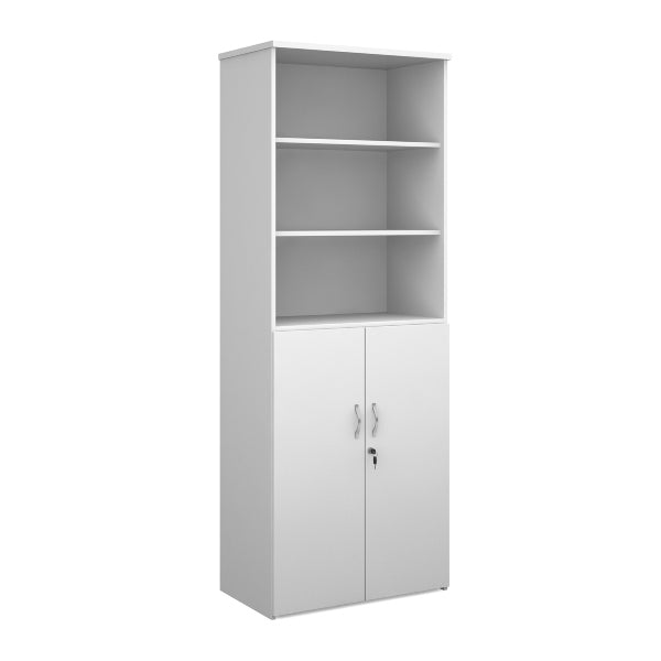 Duo Combination Unit with Open Top 5 Shelves