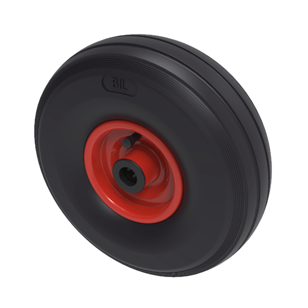 Pneumatic  400mm Roller Bearing Wheel 250kg Load