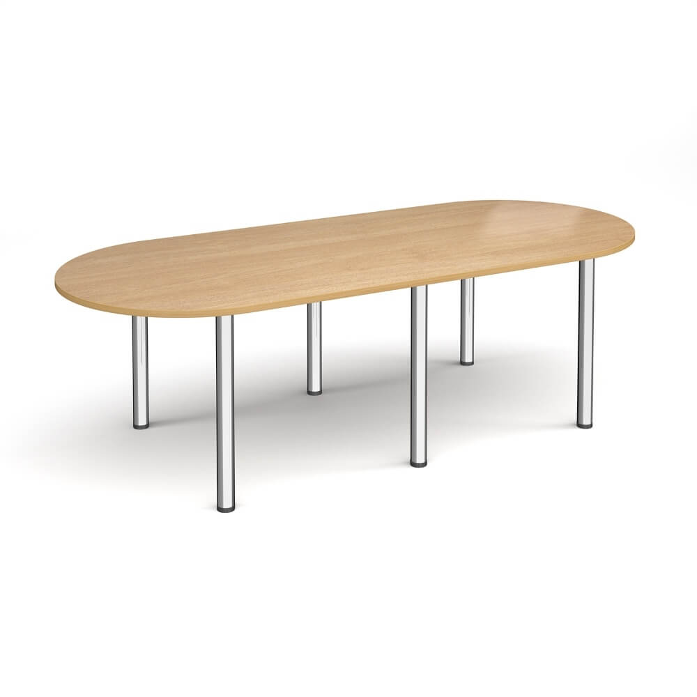 Radial End Meeting Table for 6 People