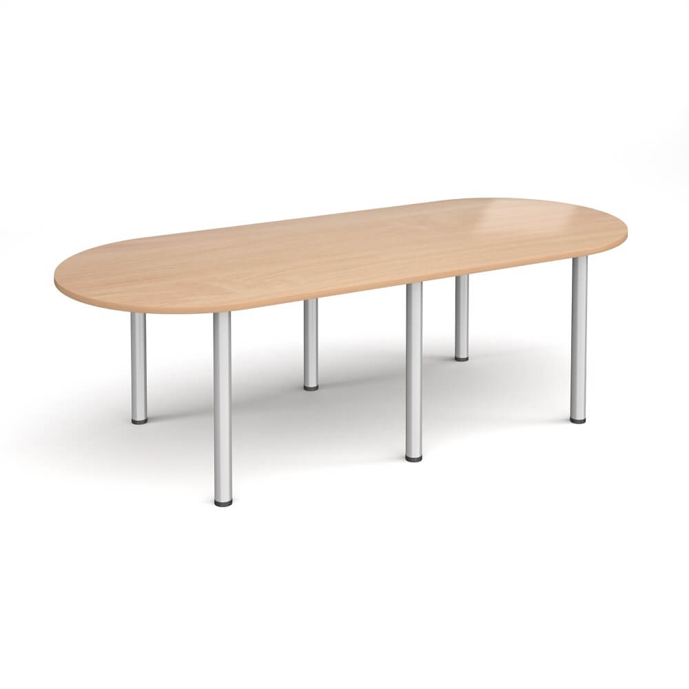 Radial End Meeting Table for 6 People