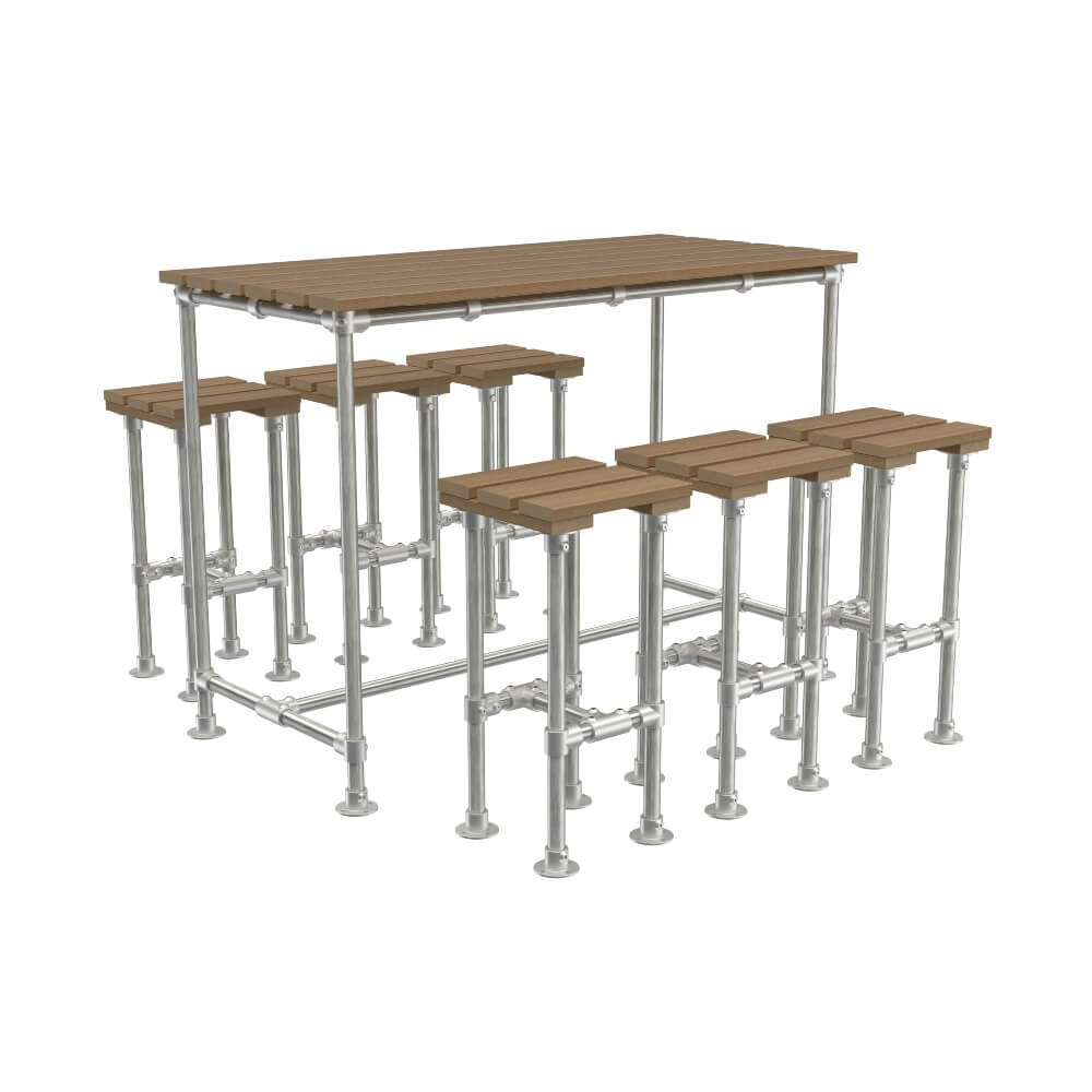 SCAFFOLD Outdoor Poseur Stool Set