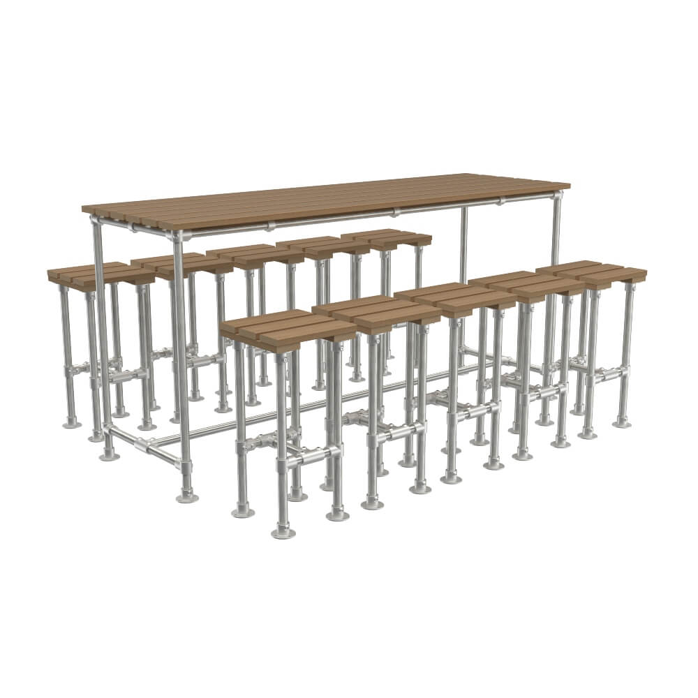 SCAFFOLD Outdoor Poseur Stool Set