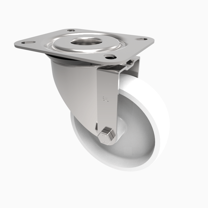 Nylon Plate Swivel Castor 150mm 800kg Load