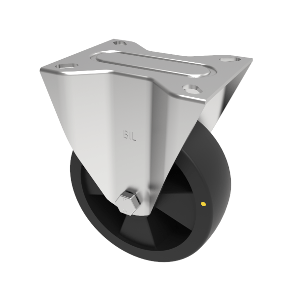 Electrically Conductive Nylon Plate Fixed Castor 150mm 325kg Load