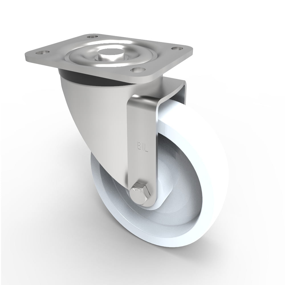 Nylon Plate Swivel Castor 150mm 800kg Load