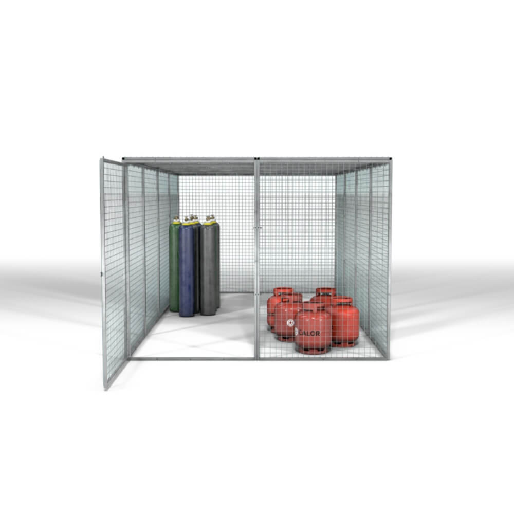 Security Cage - 2412 x 4866 x 1831mm (WxDxH)