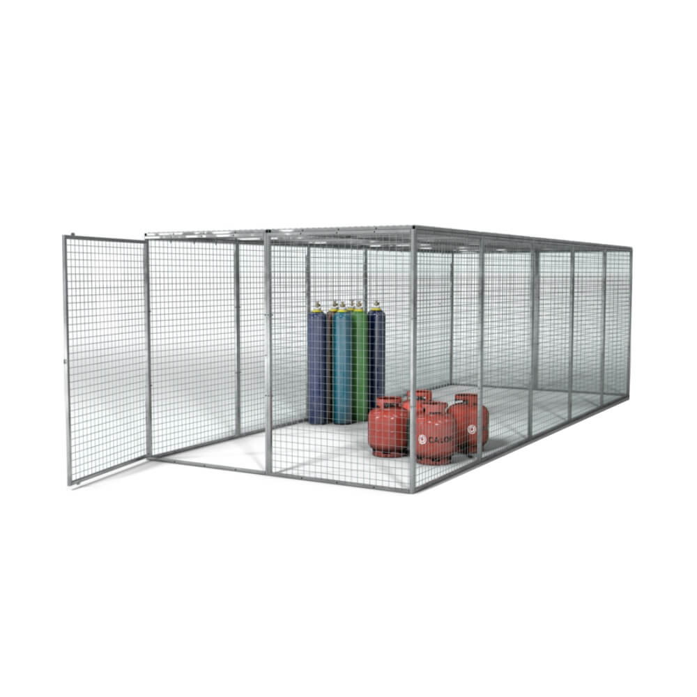 Security Cage - 2412 x 6066 x 1831mm (WxDxH)