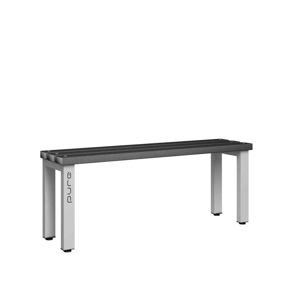 Single Sided Bench 1200mm with Polymer Slats