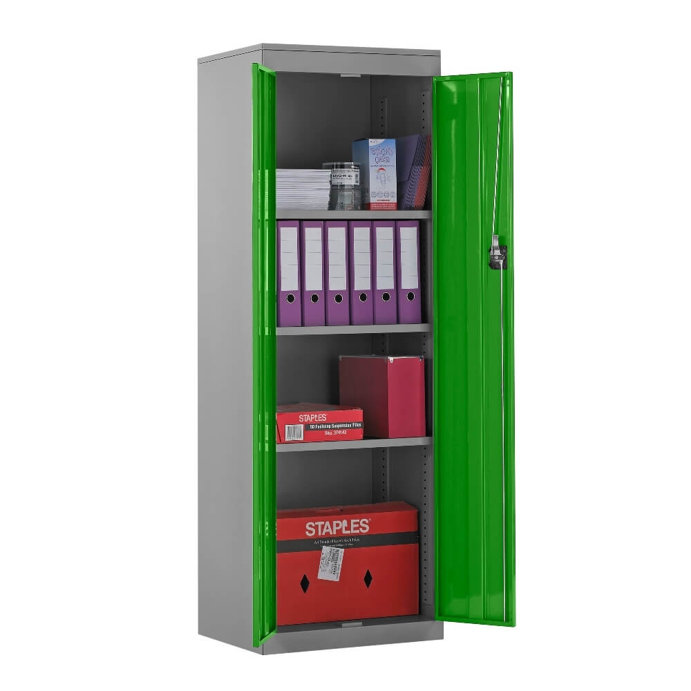 Slimline Cupboard with Silver Body