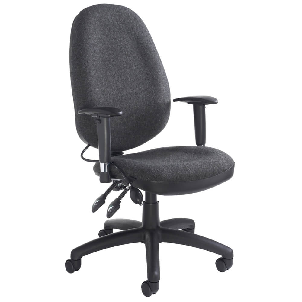 Sofia Adjustable Lumbar Fabric Operators Chair