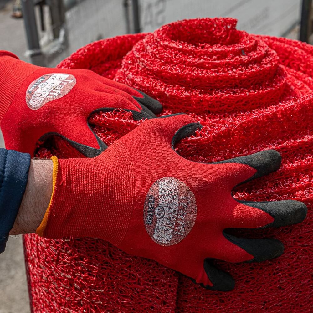 Spaghetti Site Mat PVC - Red