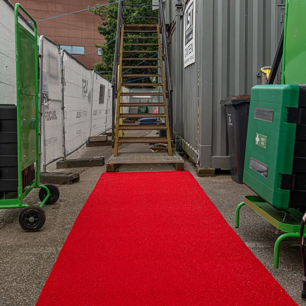 Spaghetti Site Mat PVC - Red