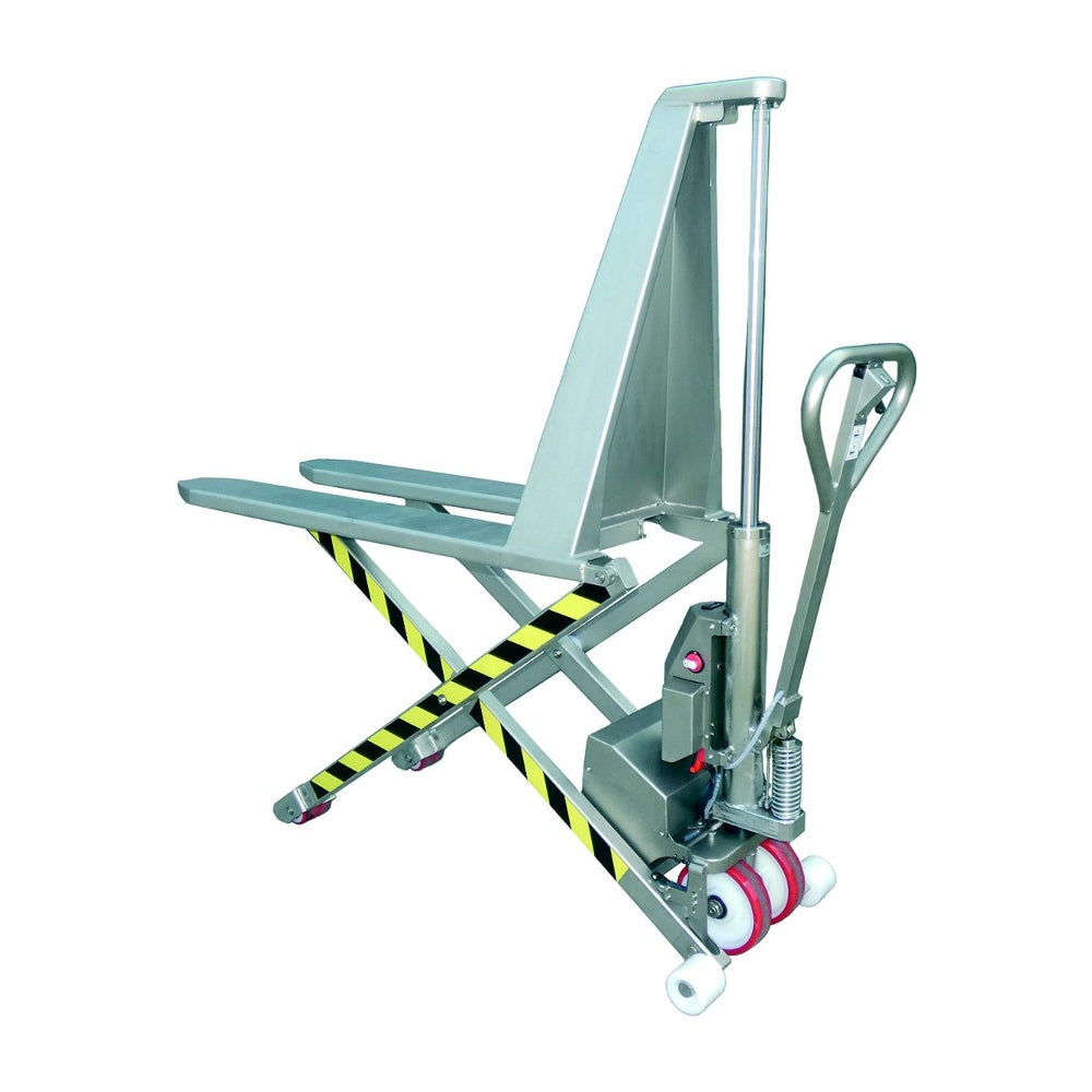 Electric Stainless-Steel High Lift Pallet Truck 1000kg