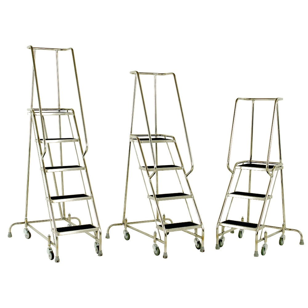 Stainless Steel Safety Steps 125kg