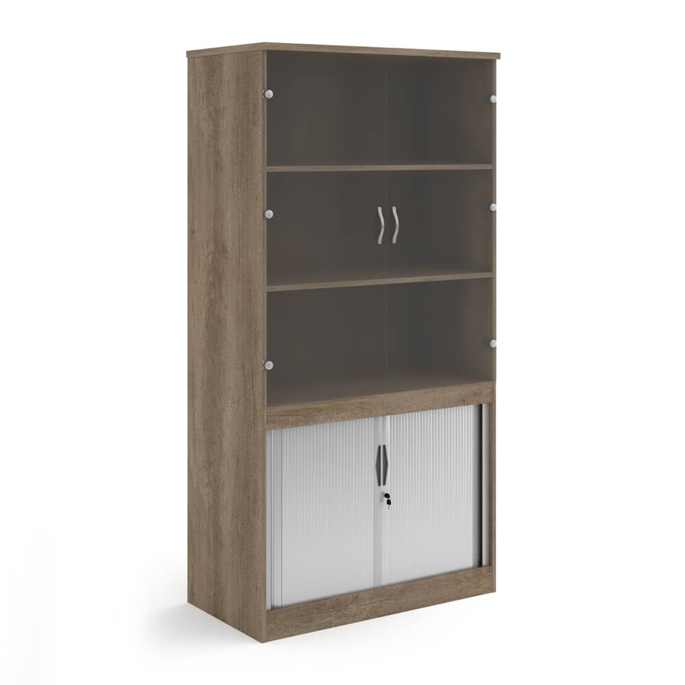 Systems Combi Unit with Glass Upper Doors