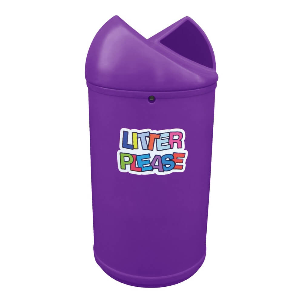 Twist Litter Bin With Litter Please Graphics
