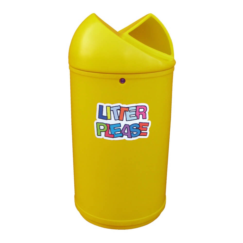 Twist Litter Bin With Litter Please Graphics