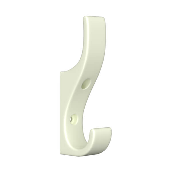 Unbreakable Plastic Coat Hooks - Medium - The Mini - Pack of 10