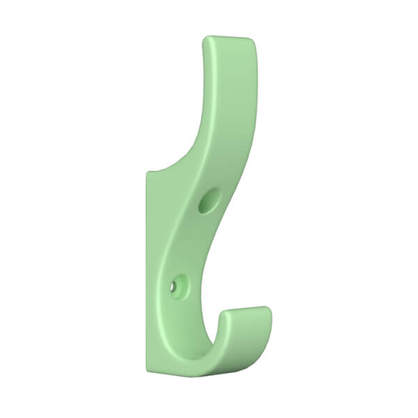 Unbreakable Plastic Coat Hooks - Medium - The Mini - Pack of 10