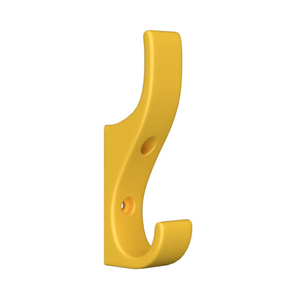 Unbreakable Plastic Coat Hooks - Medium - The Mini - Pack of 10