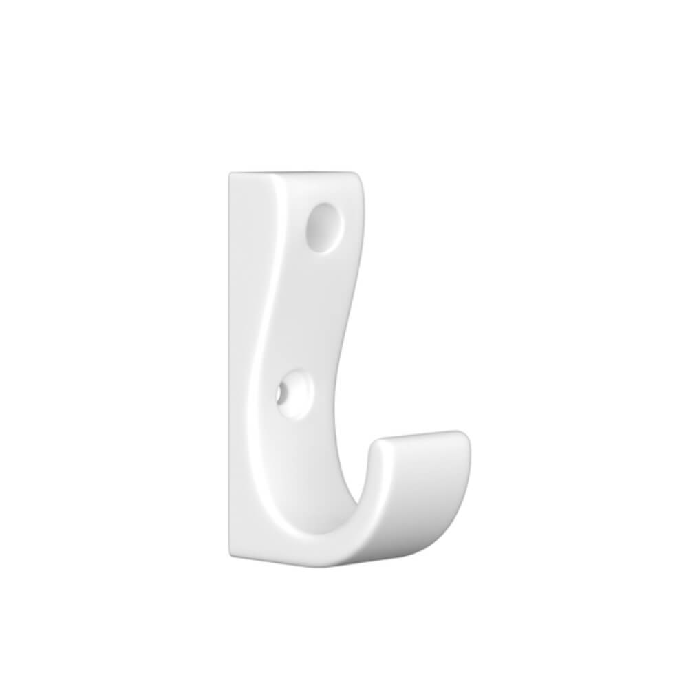 Unbreakable Plastic Coat Hooks - Small - The One - Pack of 10