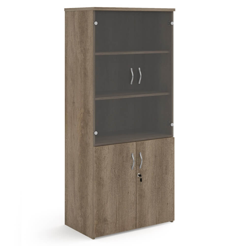 Universal Combi Unit with Glass Upper Doors