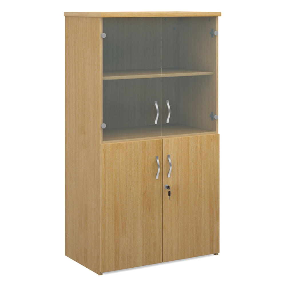Universal Combi Unit with Glass Upper Doors