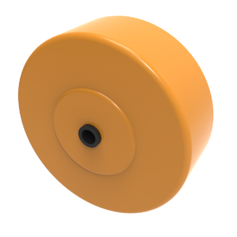 Epoxy Resin 100mm Ball Bearing Wheel 160kg Load