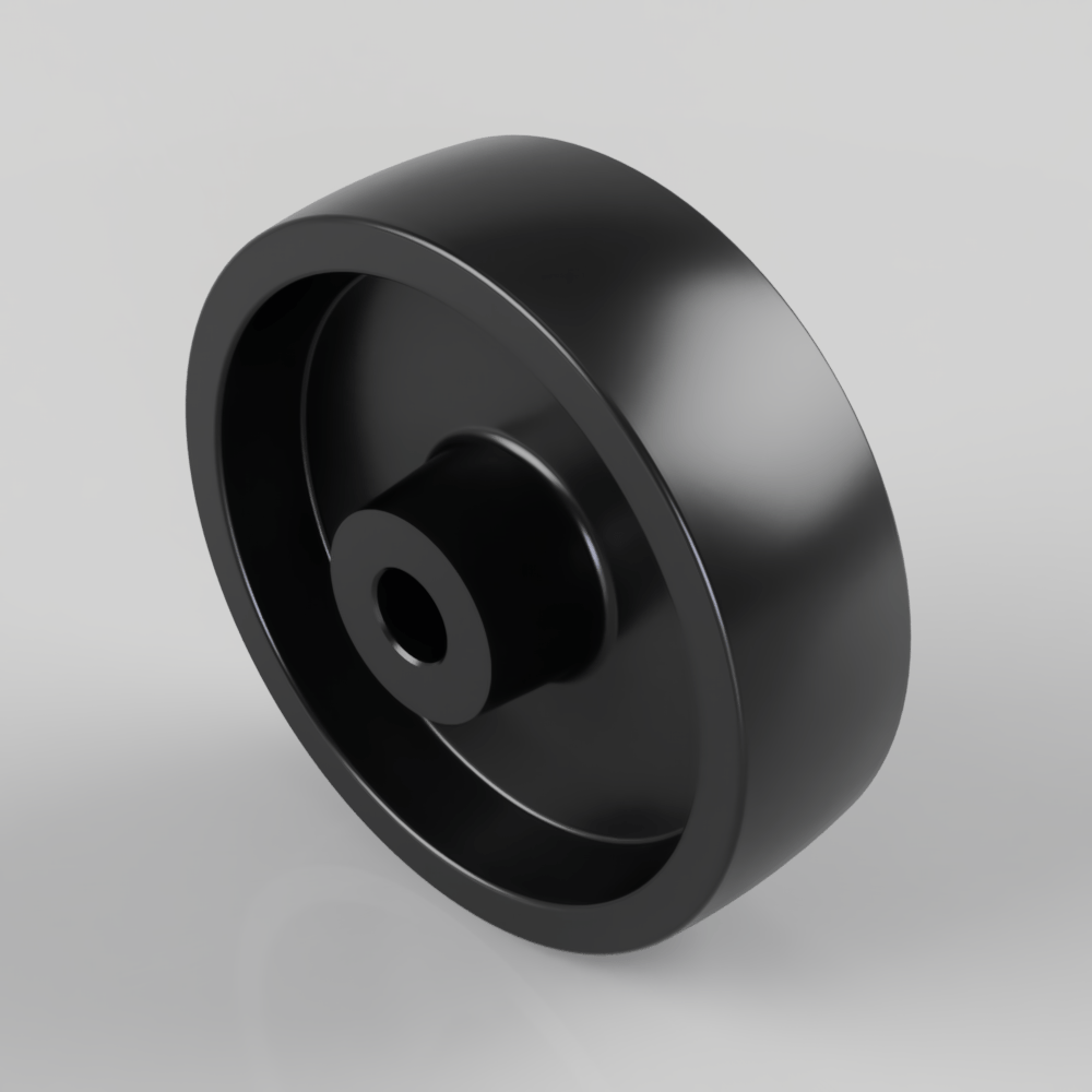 Thermoplastic 100mm Plain Bearing Wheel 180kg Load