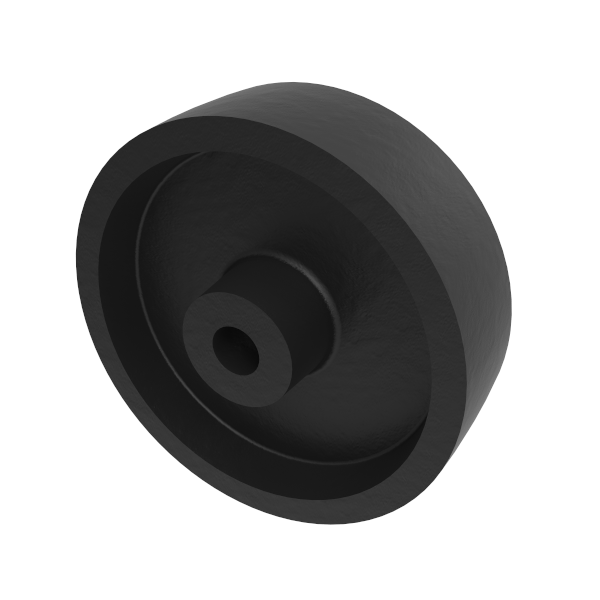 Thermoplastic 80mm Plain Bearing Wheel 250kg Load