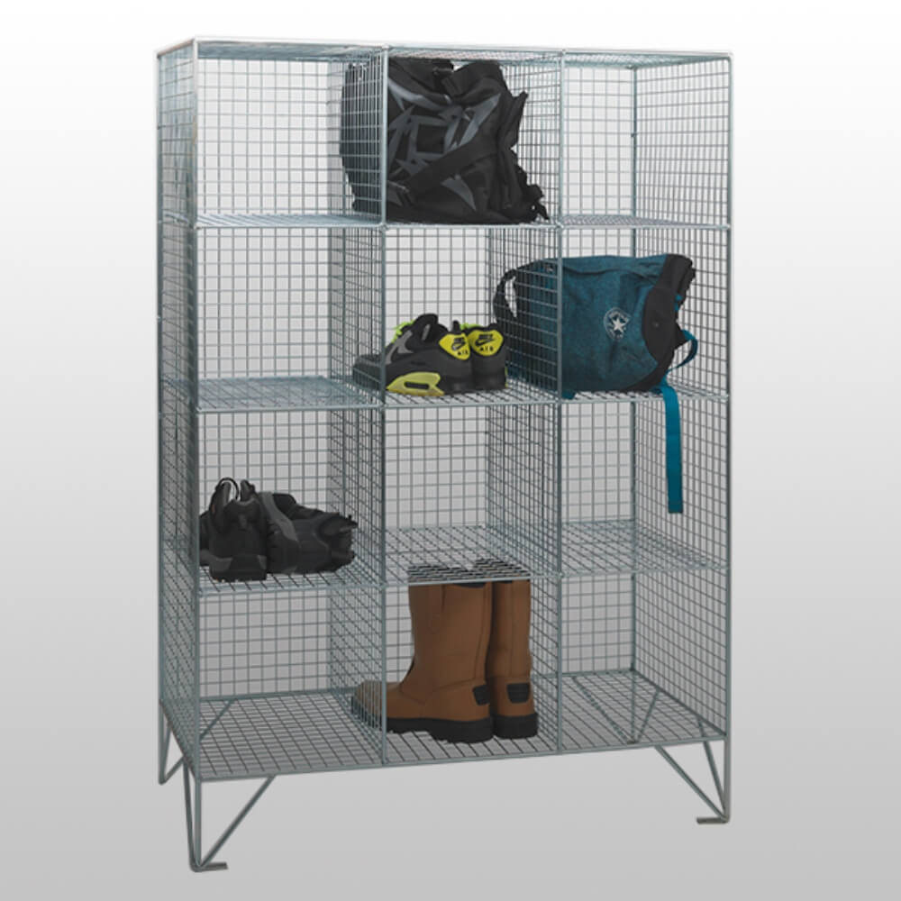 12 Compartment Wire Pigeonhole Unit