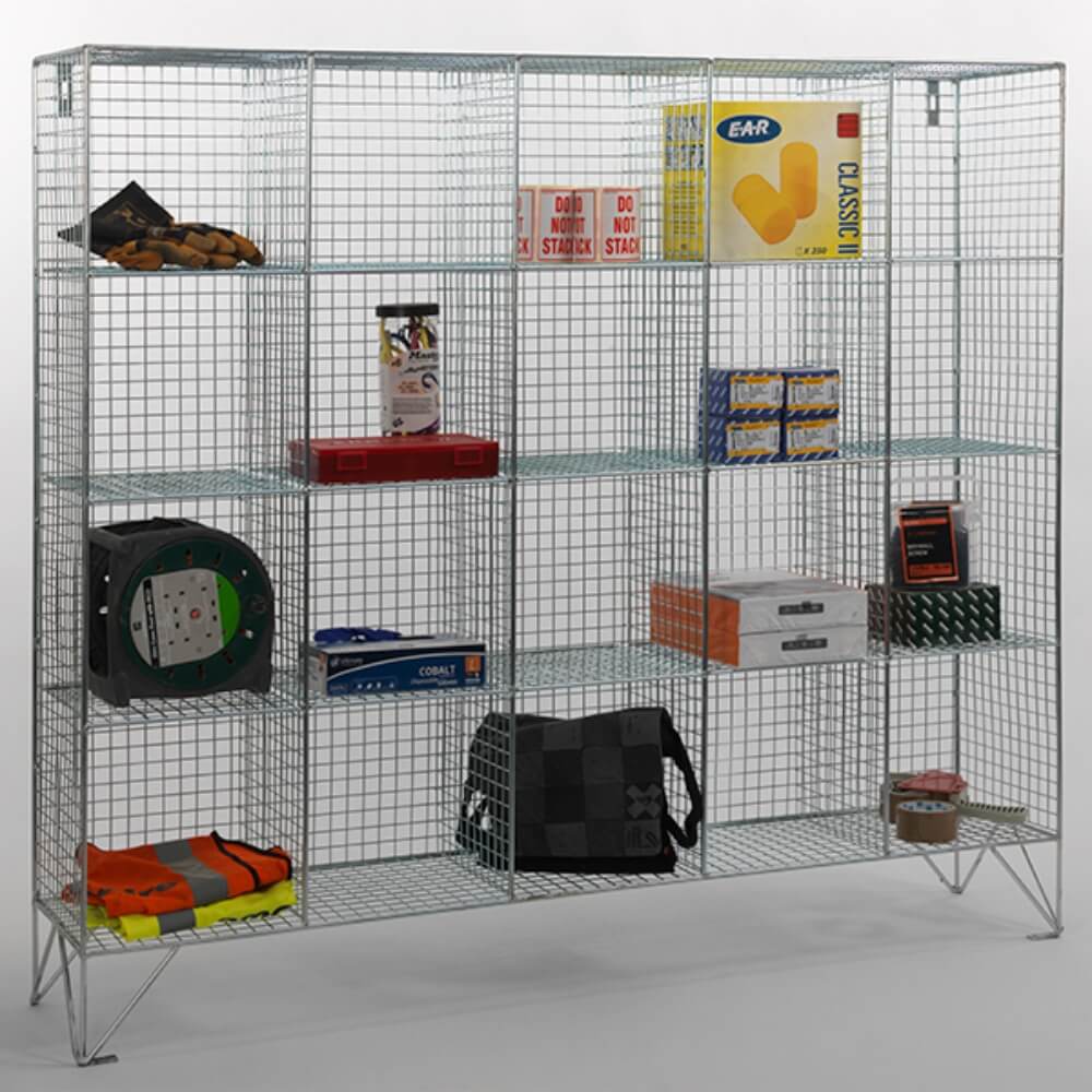 20 Compartment Wire Pigeonhole Unit