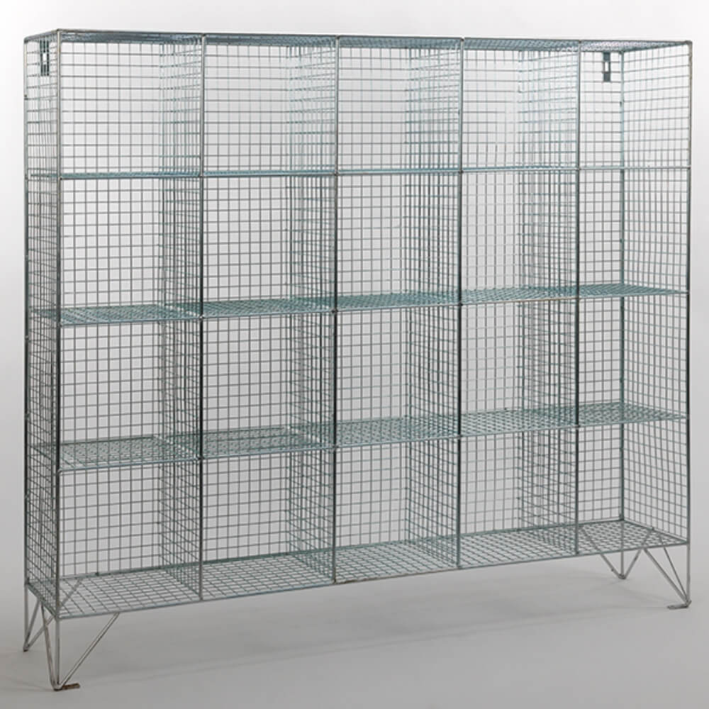 20 Compartment Wire Pigeonhole Unit
