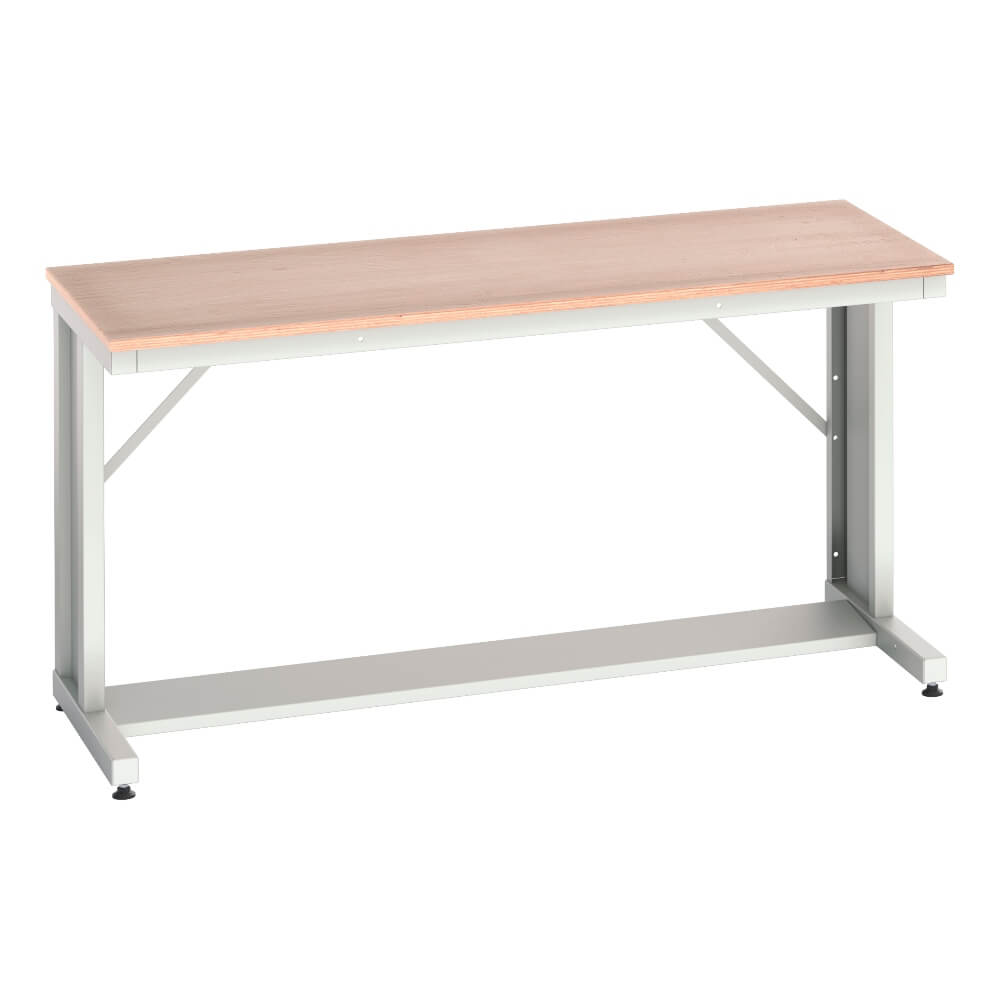 Verso Cantilever Workbench with Multiplex Worktop