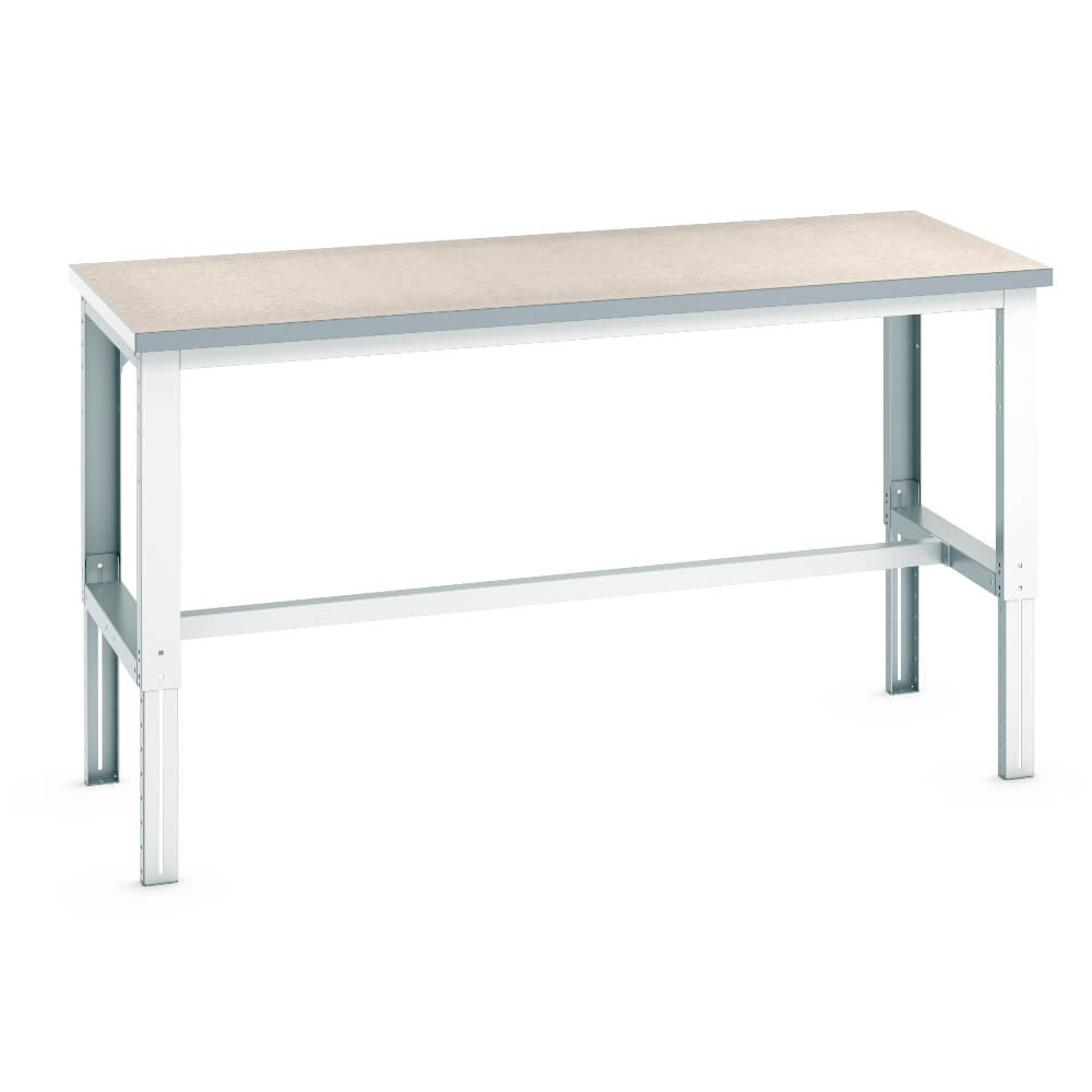 Cubio Adjustable Height Workbench with Lino Worktop