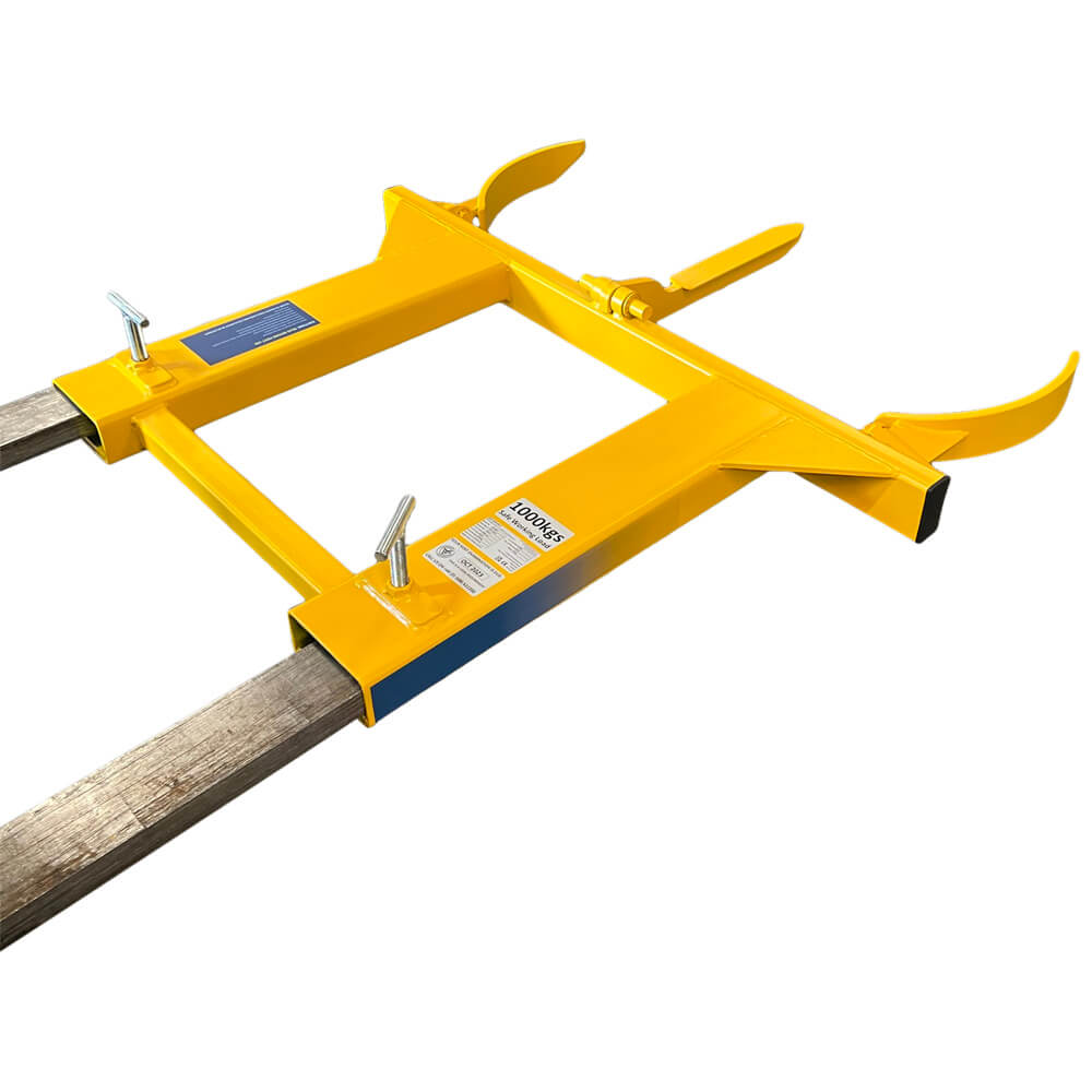 Dual Forklift Drum Grabber