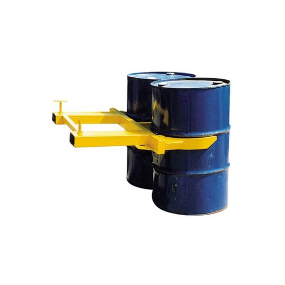 Dual Forklift Drum Grabber